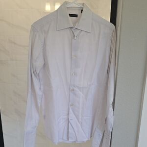 Structure Classic White Button-Up Shirt